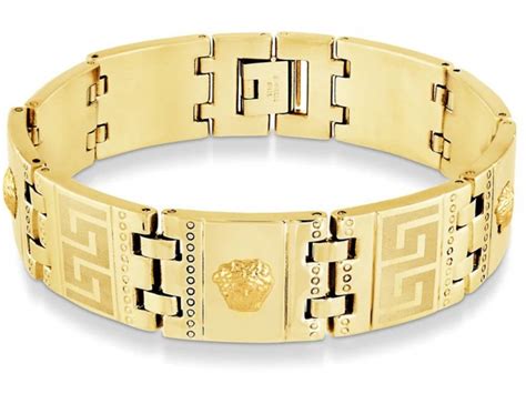 versace bracelet homme|versace bracelet 18k gold.